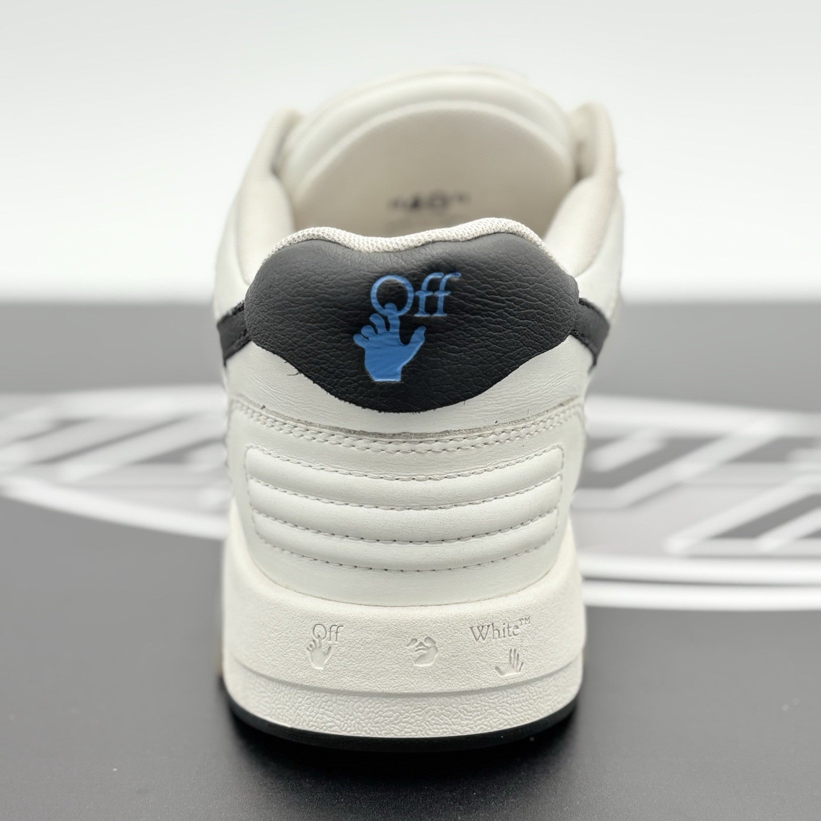 Size 40 (7 US) Off-White Out of Office ' White Black ' | GOOD COND!