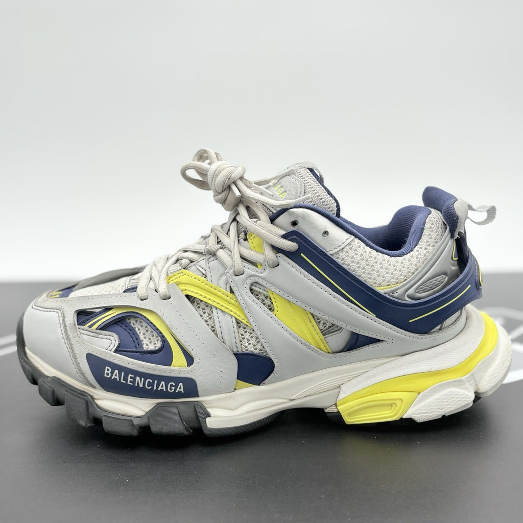 Size 41 (8 US) - Balenciaga Track ' Grey Navy Yellow ' | GREAT CONDITION!