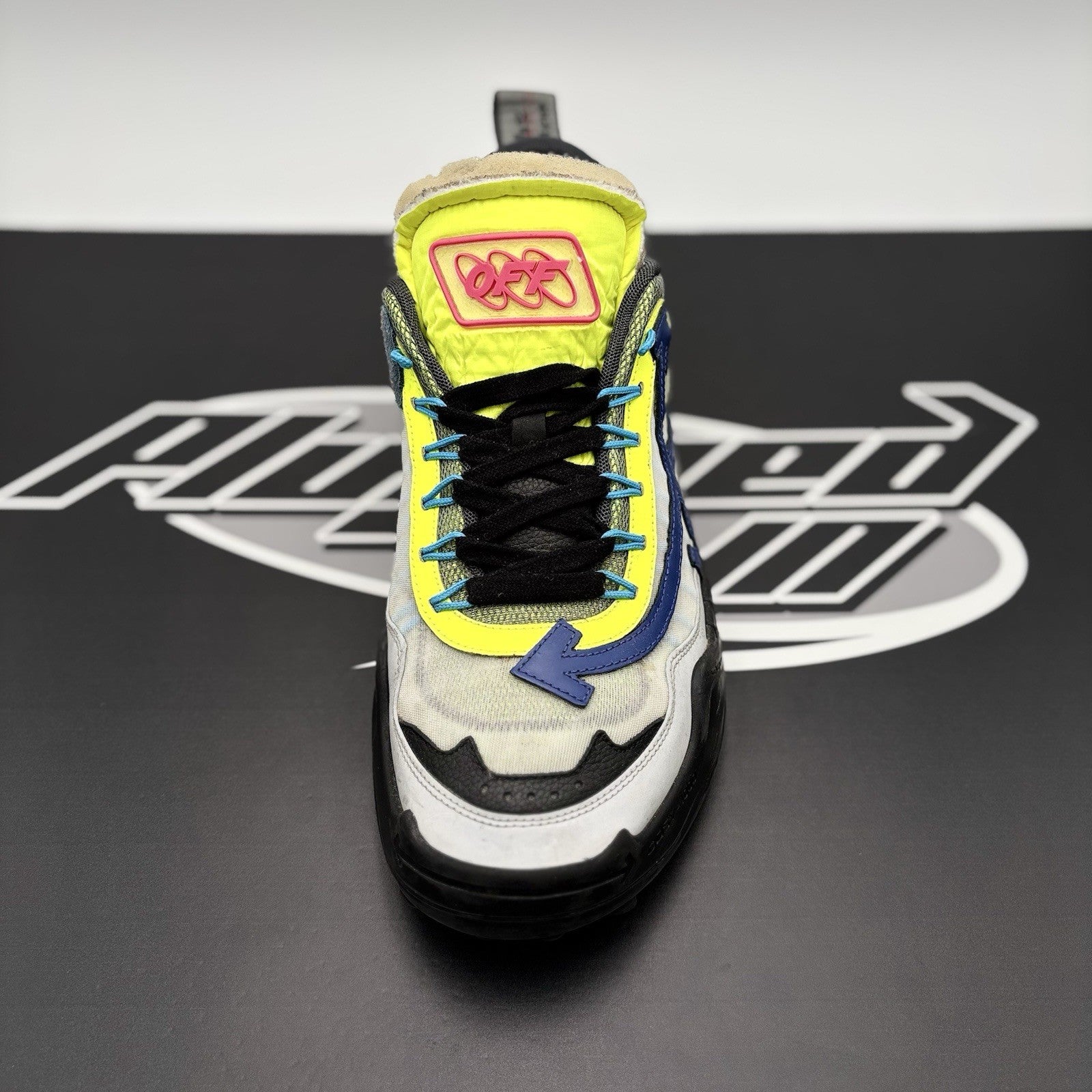 Size 44 (11 US) Off-White ODSY-1000 ' Grey Lime ' | GREAT CONDITION!