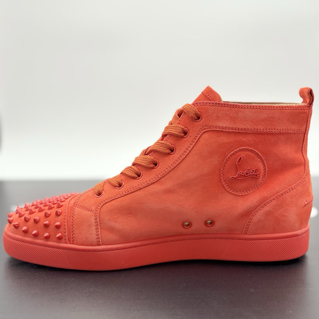 Size 45.5 (12.5 US) - Christian Louboutin Spikes ' Orange ' | BRAND NEW!