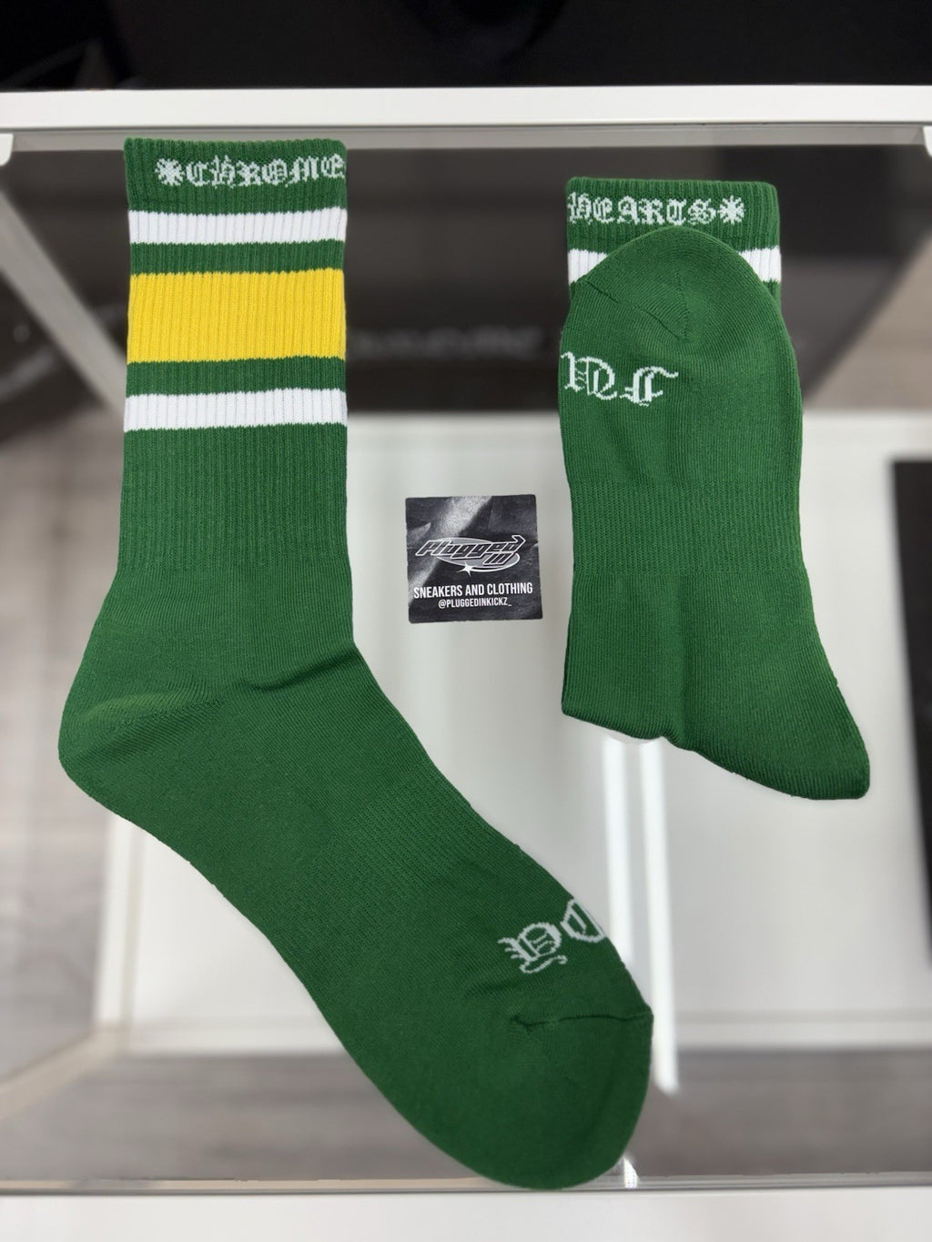 Size Large (9-13 US) - Chrome Hearts Multicolor Socks | NEW!