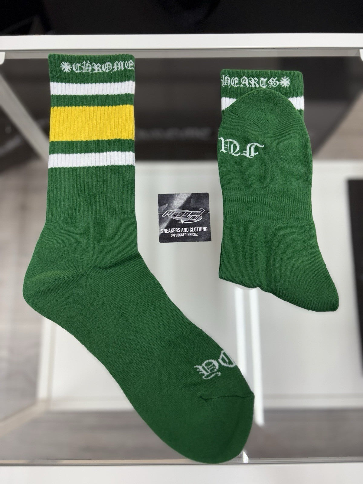 Size Large (9-13 US) - Chrome Hearts Multicolor Socks | NEW!