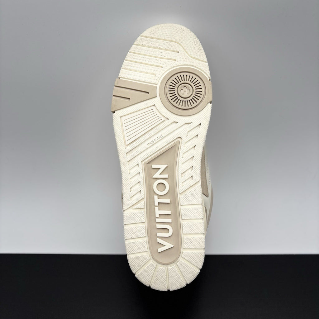 Size 7 LV (8-8.5 US) - Louis Vuitton Skate ' Beige White ' | EXCELLENT COND!