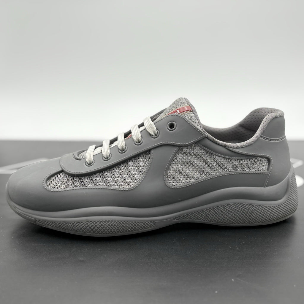 Size 43 (10 US) Prada America's Cup Soft Rubber ' Grey ' | GREAT CONDITION!