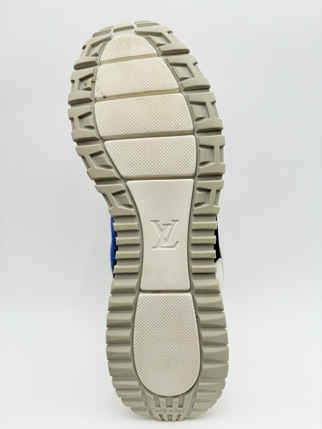Size 9 LV (10-10.5 US) Louis Vuitton Run Away Low ' White Blue ' | GOOD COND!