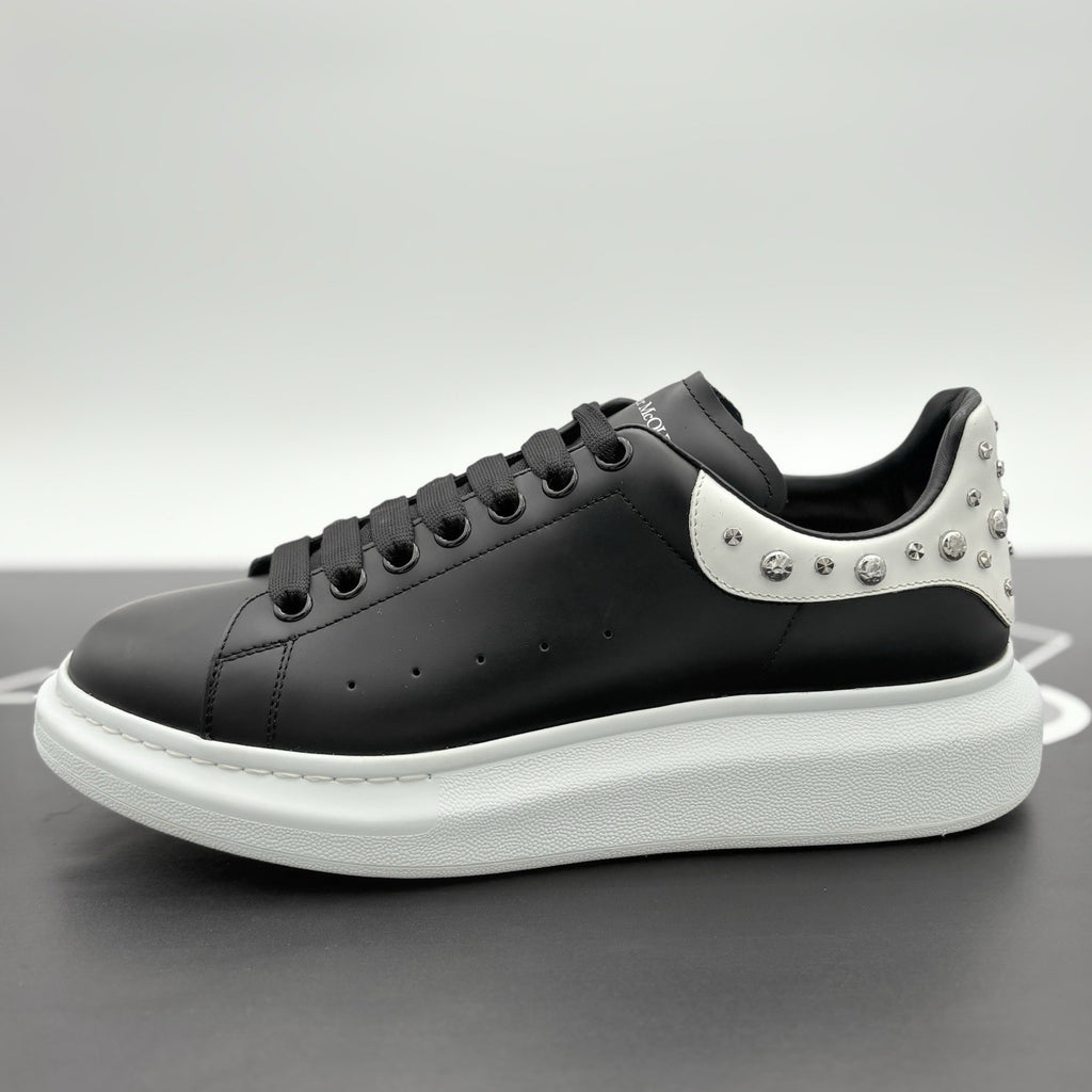Size 43.5 (10.5 US) Alexander McQueen Studded Oversized ' White Black ' | CLEAN!