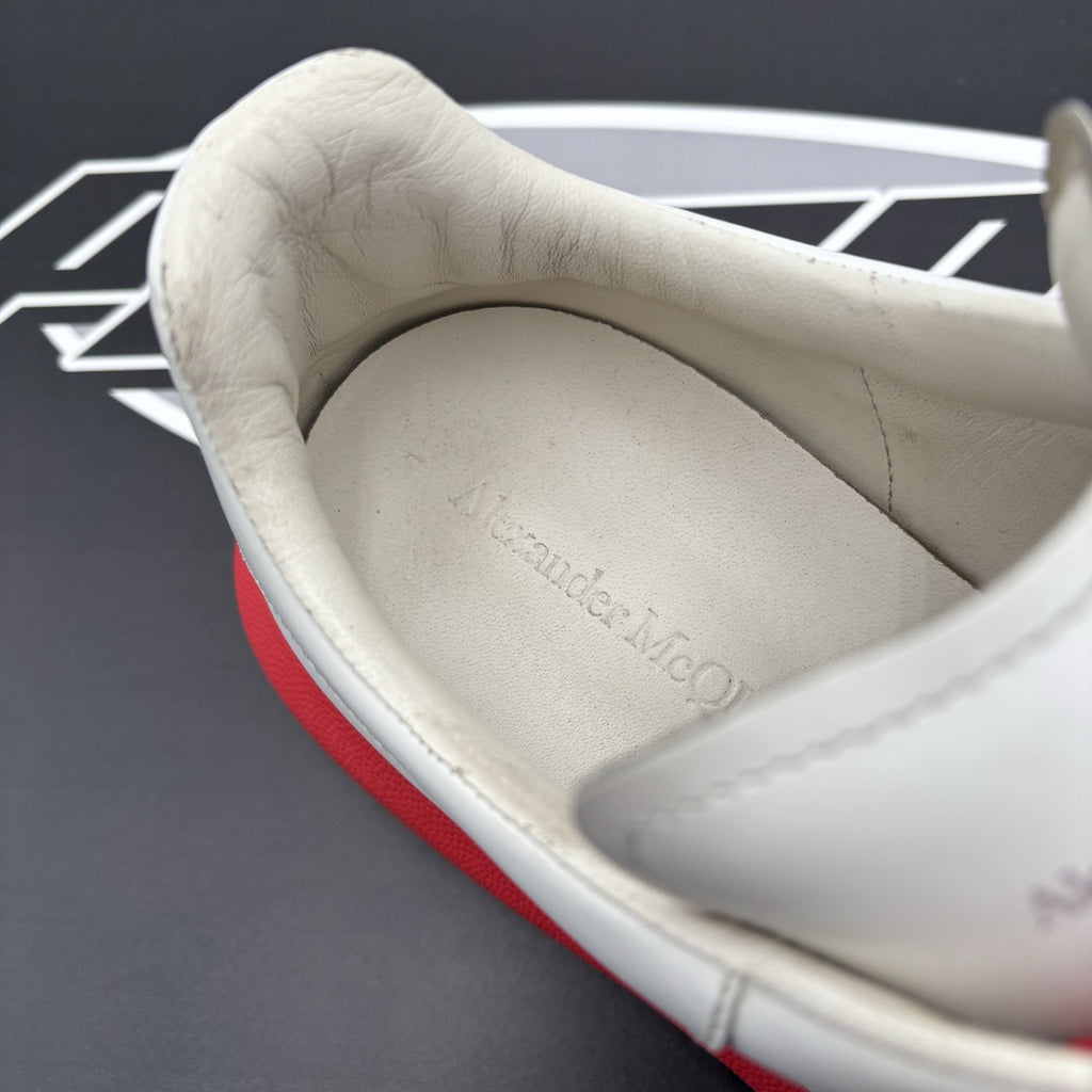 Size 45 (12 US) - Alexander McQueen Oversized ' White, Red Sole ' | GREAT COND!