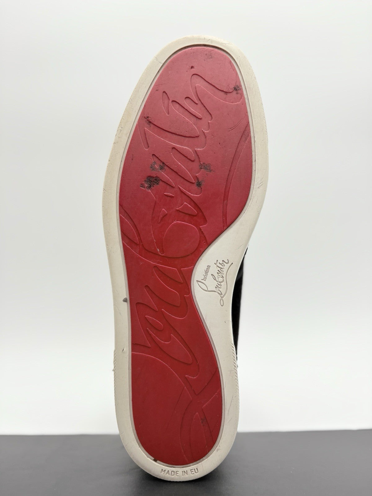 Size 41 (8 US) - Christian Louboutin High ' Nono Strap Spikes ' | GOOD CONDITION
