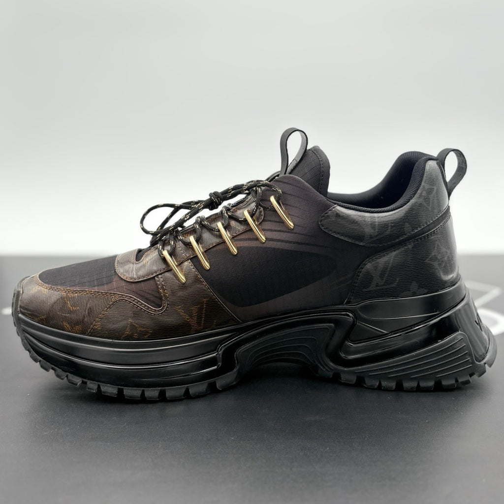 Size 9.5 LV (10.5-11 US) Louis Vuitton Run Away Pulse ' Brown Eclipse ' | CLEAN!