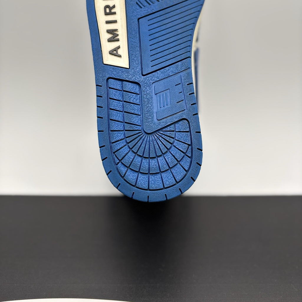 Size 43 (10 US) Amiri Skel High Top ' White Blue ' | GOOD CONDITION!