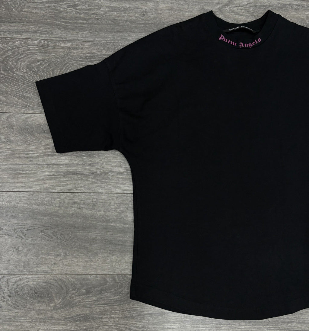 Size Large - Palm Angels Logo Tee ' Pink Fuchsia ' | GOOD CONDITION!