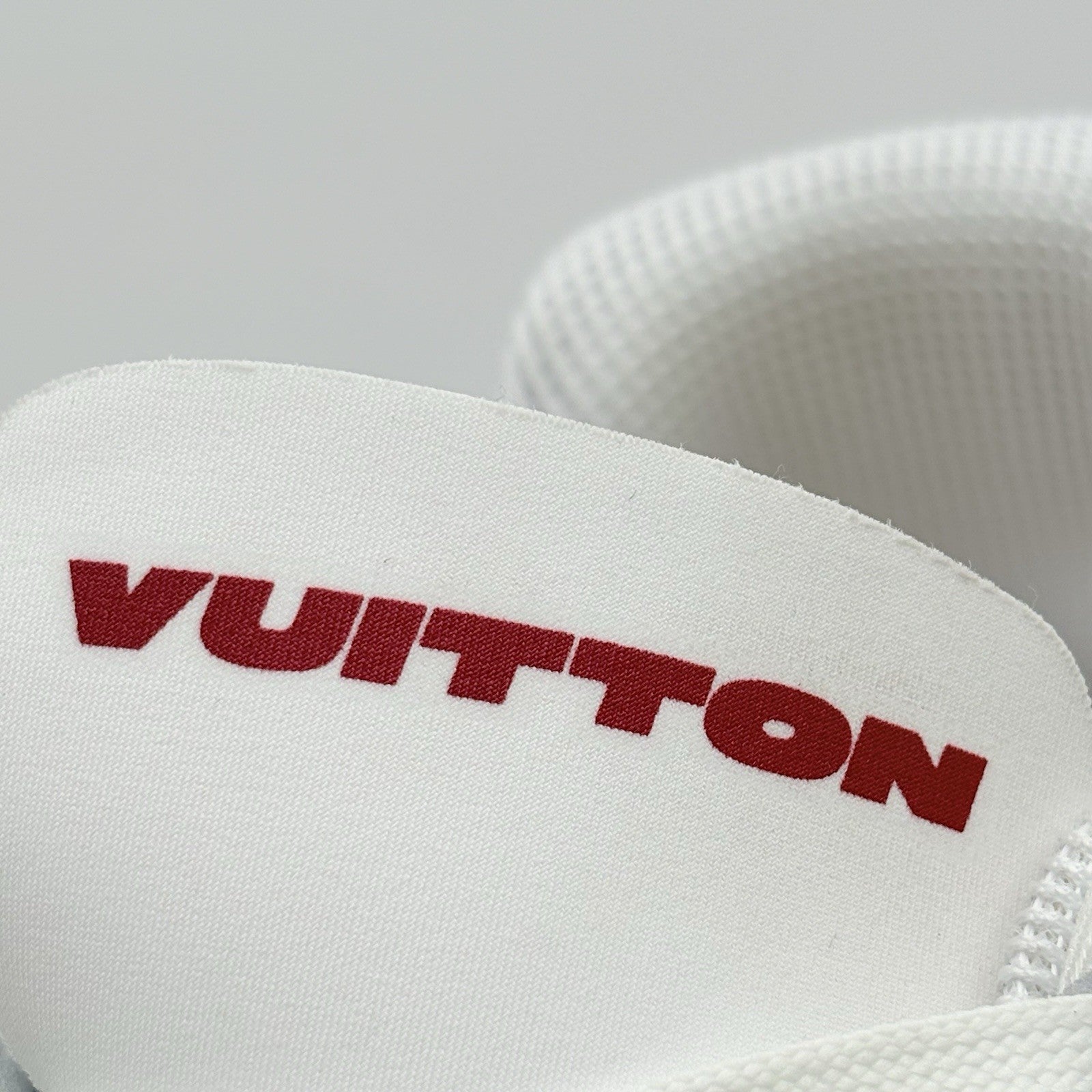 Size 12 LV (13-13.5 US) Louis Vuitton Reflective Trainer ' Red ' | EXCELLENT!