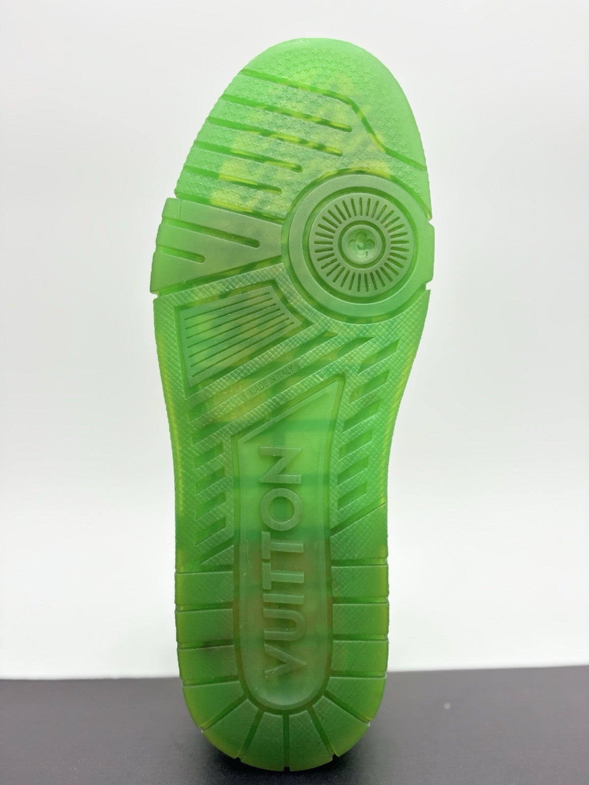 Size 7 LV (8-8.5 US) - Louis Vuitton Trainer ' Slime Green ' | GREAT CONDITION!