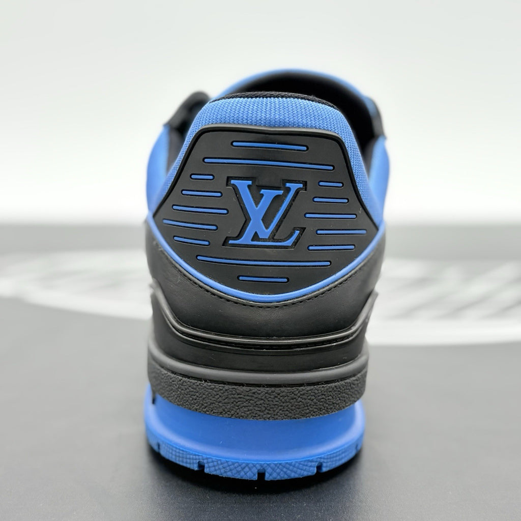 Size 11 LV (12-12.5 US) Louis Vuitton Trainer ' Black Blue ' | GREAT CONDITION!