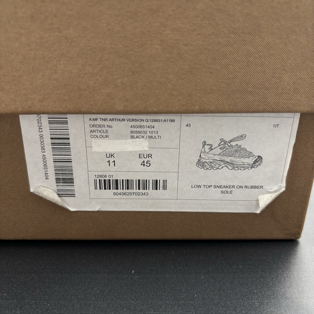 Size 45 (12 US) - Burberry Arthur Low-Top  ' Chord Detail ' | NEW!