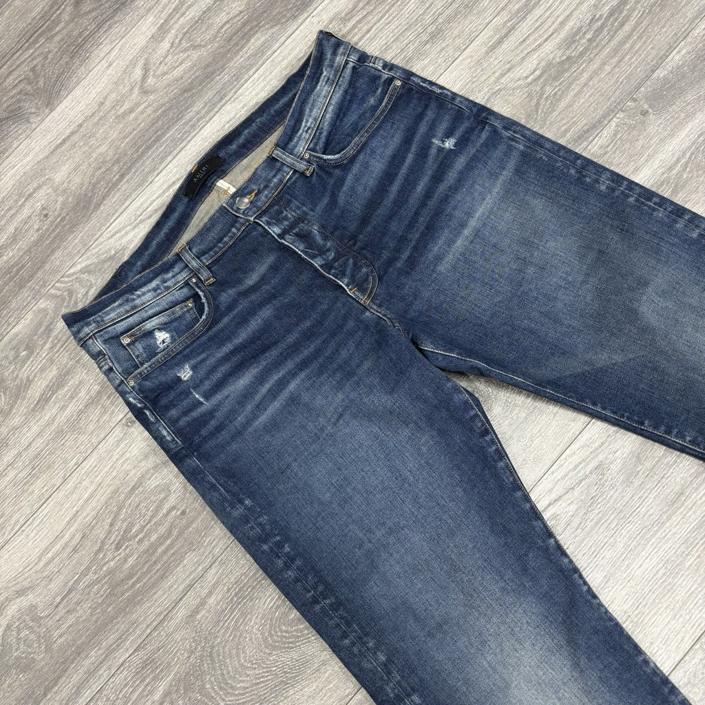 Size 38 - Amiri Stack Jeans ' Blue ' | SUPER CLEAN!