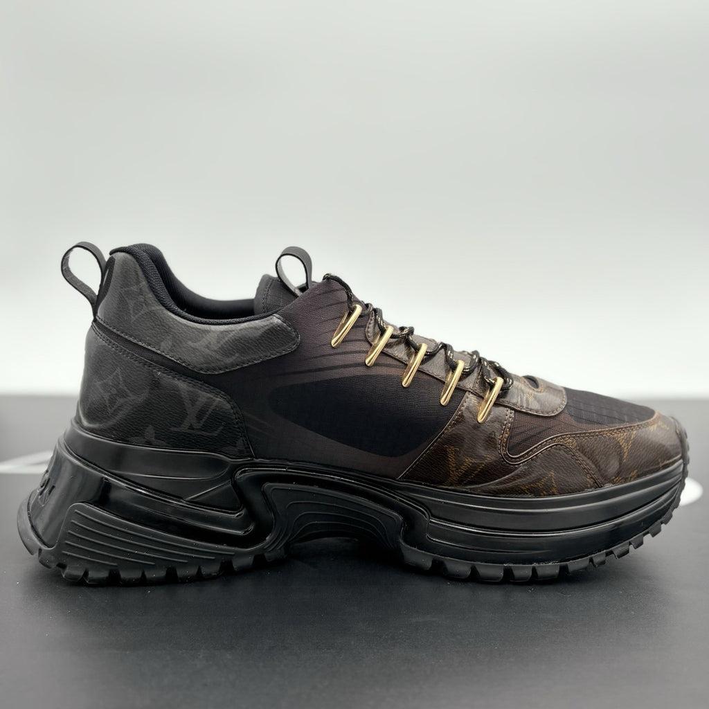 Size 9.5 LV (10.5-11 US) Louis Vuitton Run Away Pulse ' Brown Eclipse ' | CLEAN!