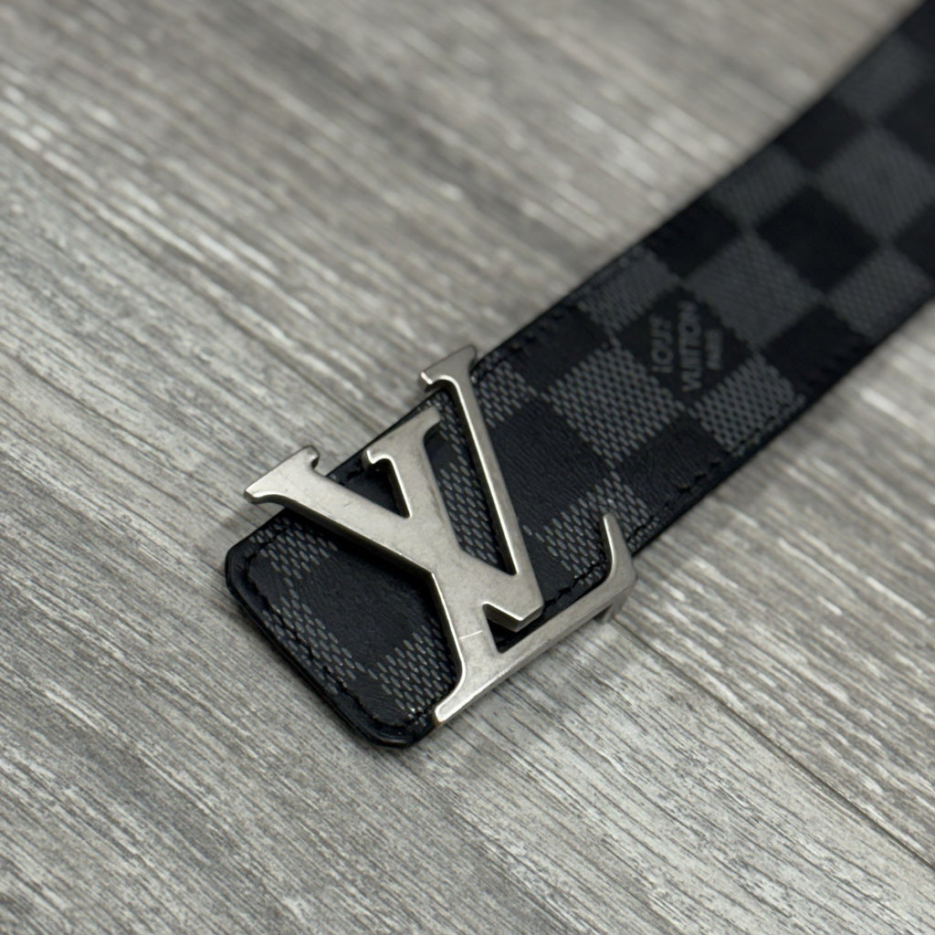 Size 100/40 - Louis Vuitton LV Initials Damier Reversible Belt ' Black ' | CLEAN