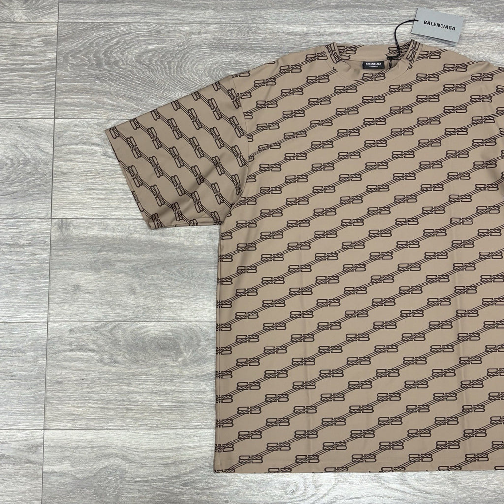 Size S - Balenciaga SW Swim T-Shirt ' Beige ' | BRAND NEW!