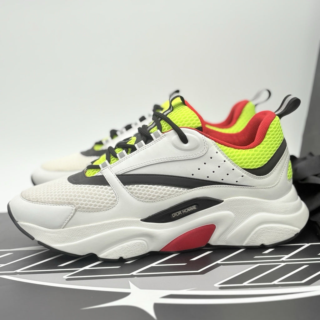 Size 44 (11 US) - Dior B22 Sneaker ' Yellow Red ' | ONLY WORN 3x !