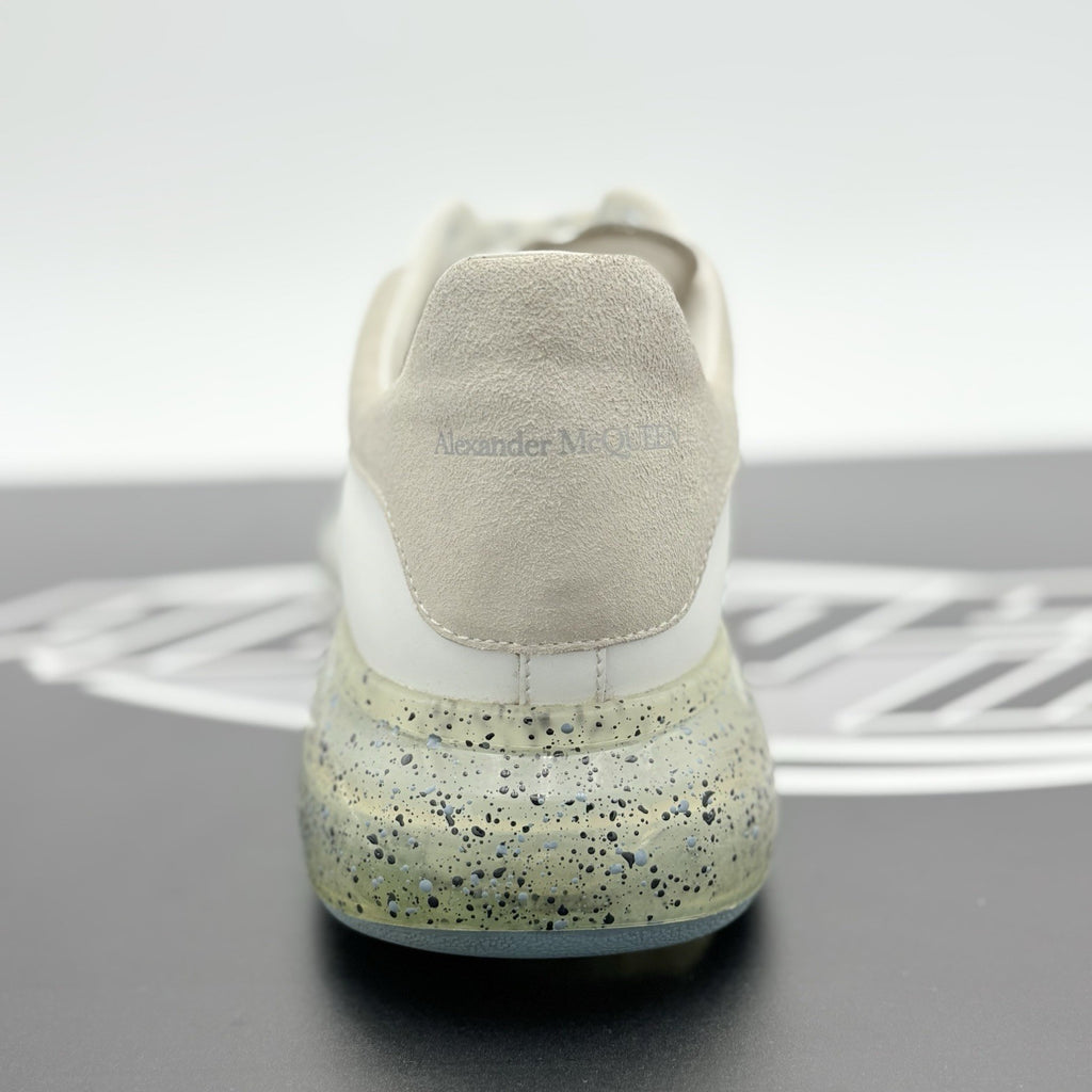 Size 44 (11 US) Alexander McQueen Clear Sole ' Splatter Blue ' | GREAT CONDITION