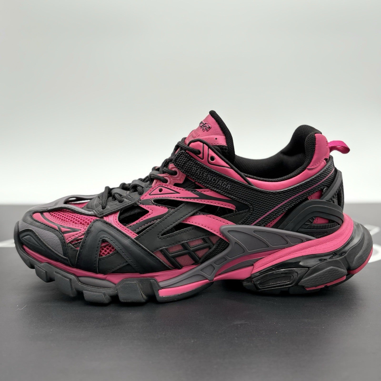 Size 44 (11 US) - Balenciaga Track 2 Trainer ' Pink Black ' | ONLY WORN ONCE!