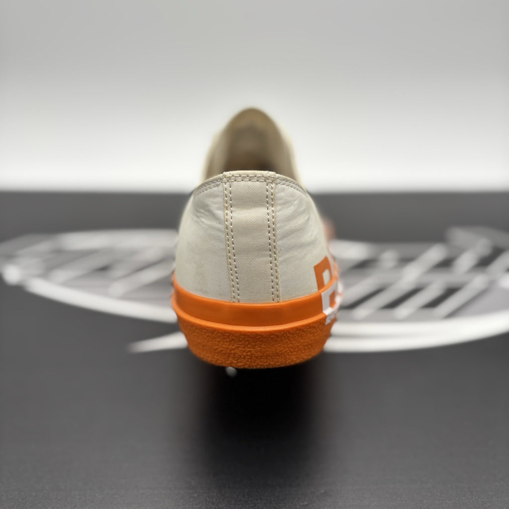 Size 41 EU (8 US) - Burberry Low Sneaker ' Orange, White ' | SUPER CLEAN!
