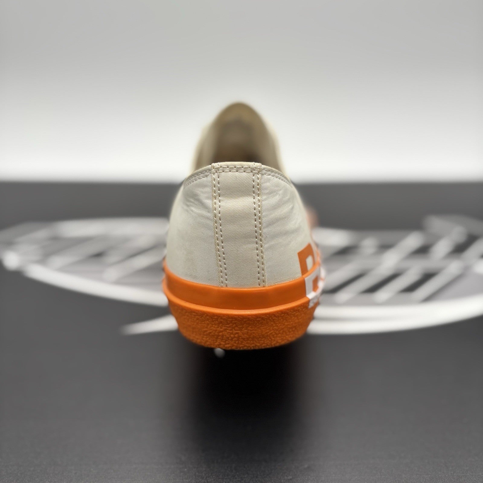 Size 41 EU (8 US) - Burberry Low Sneaker ' Orange, White ' | SUPER CLEAN!