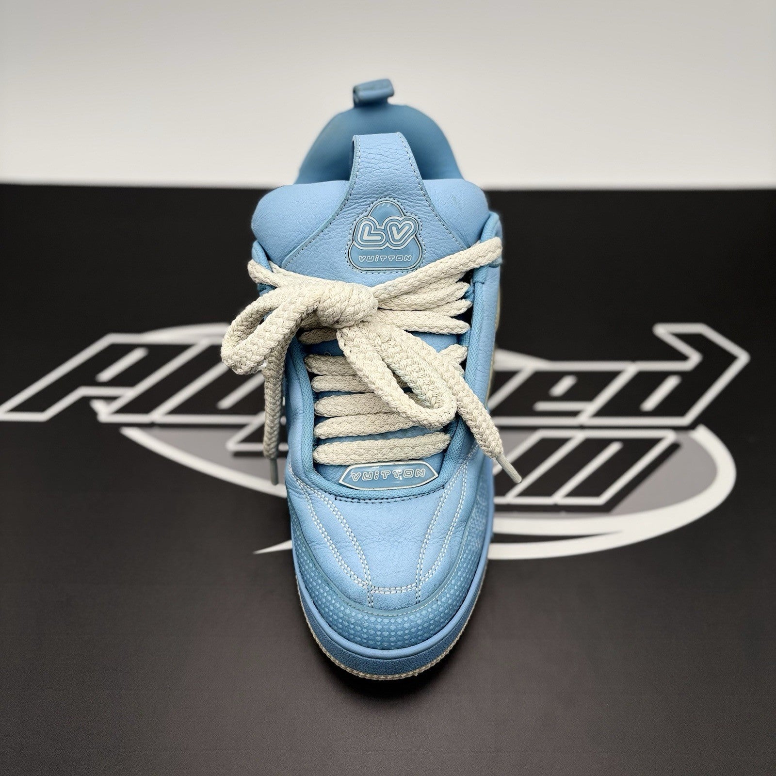 Size 9.5 LV (10.5-11 US) Louis Vuitton Skate ' Sky Blue ' | GOOD CONDITION!