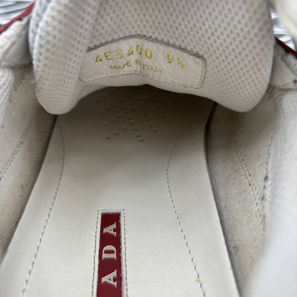 Size 9.5 UK (10.5 US) Prada Americas Cup ' Black White Red ' | GOOD CONDITION!