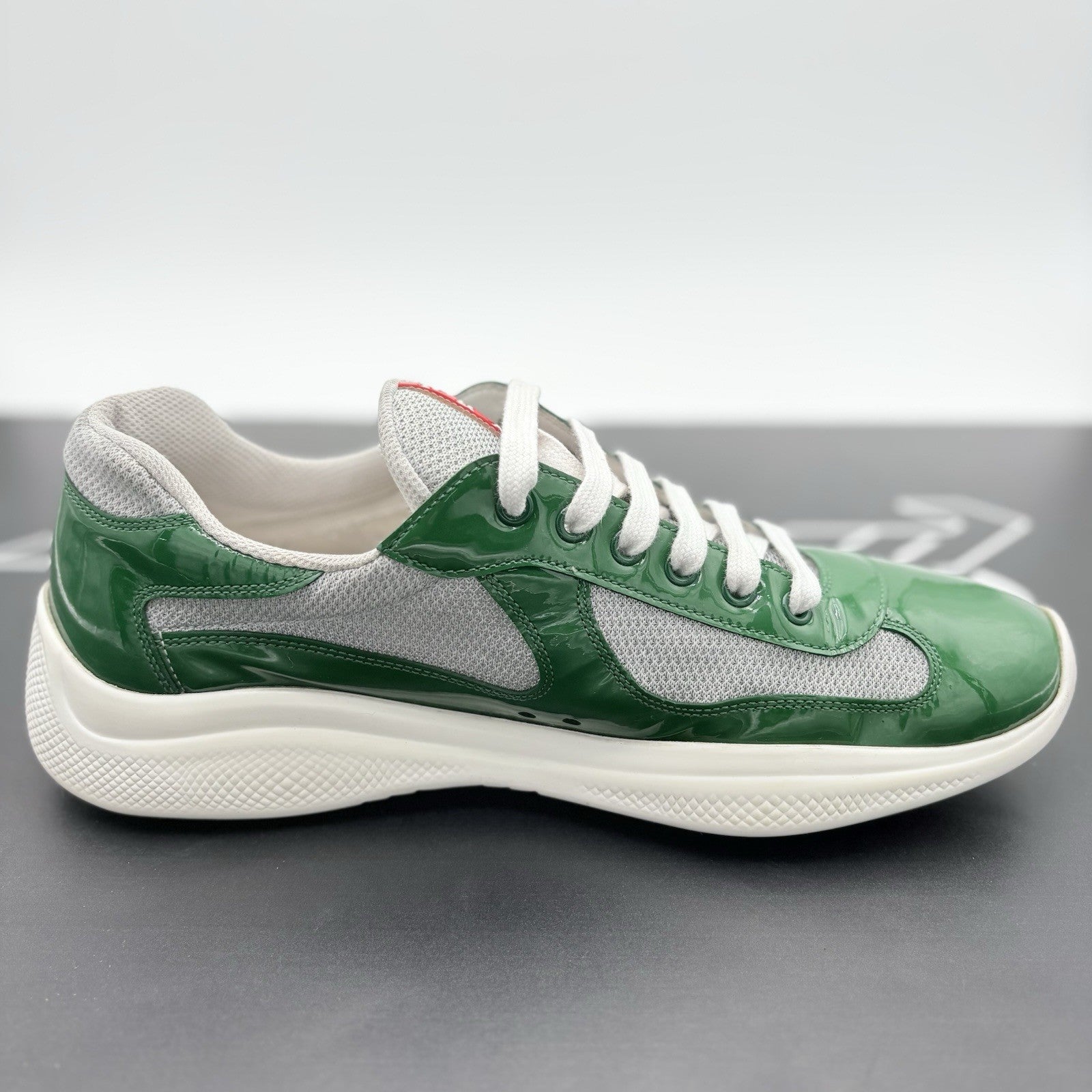 Size 9.5 UK (10.5 US) - Prada Americas Cup ' Green White ' | GOOD CONDITION!
