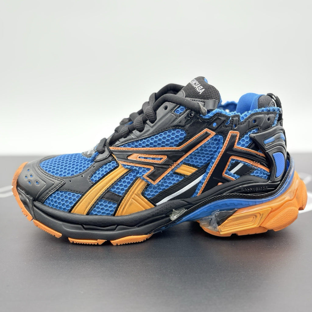 Size 41 (8 US) - Balenciaga Runner ' Blue Orange Black ' | NEW!