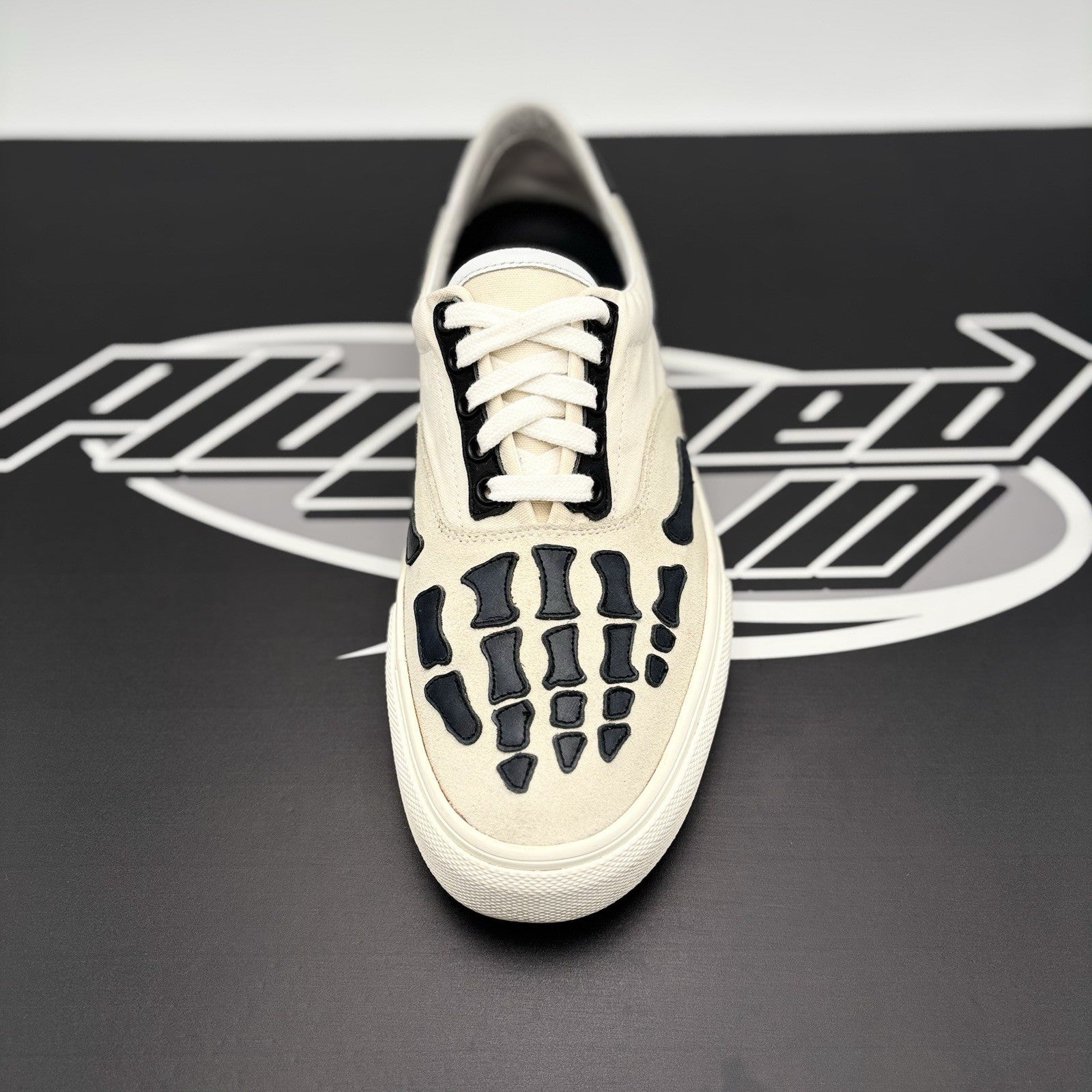 Size 42 (9 US) - Amiri Bone Slip On Skeleton Sneakers | GREAT CONDITION!