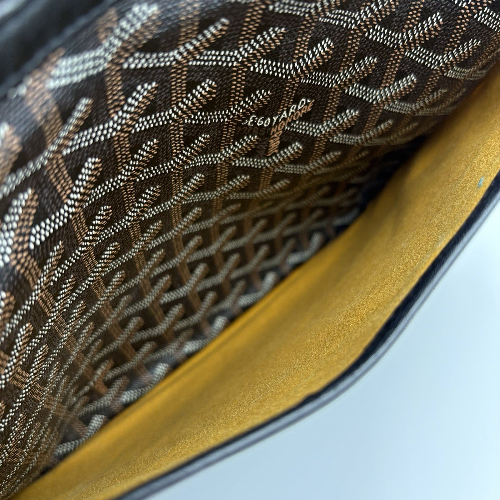 Goyard Messenger Grand Bleu Bag ' Black Brown ' | GREAT CONDITION!