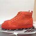 Size 45.5 (12.5 US) - Christian Louboutin Spikes ' Orange ' | BRAND NEW!