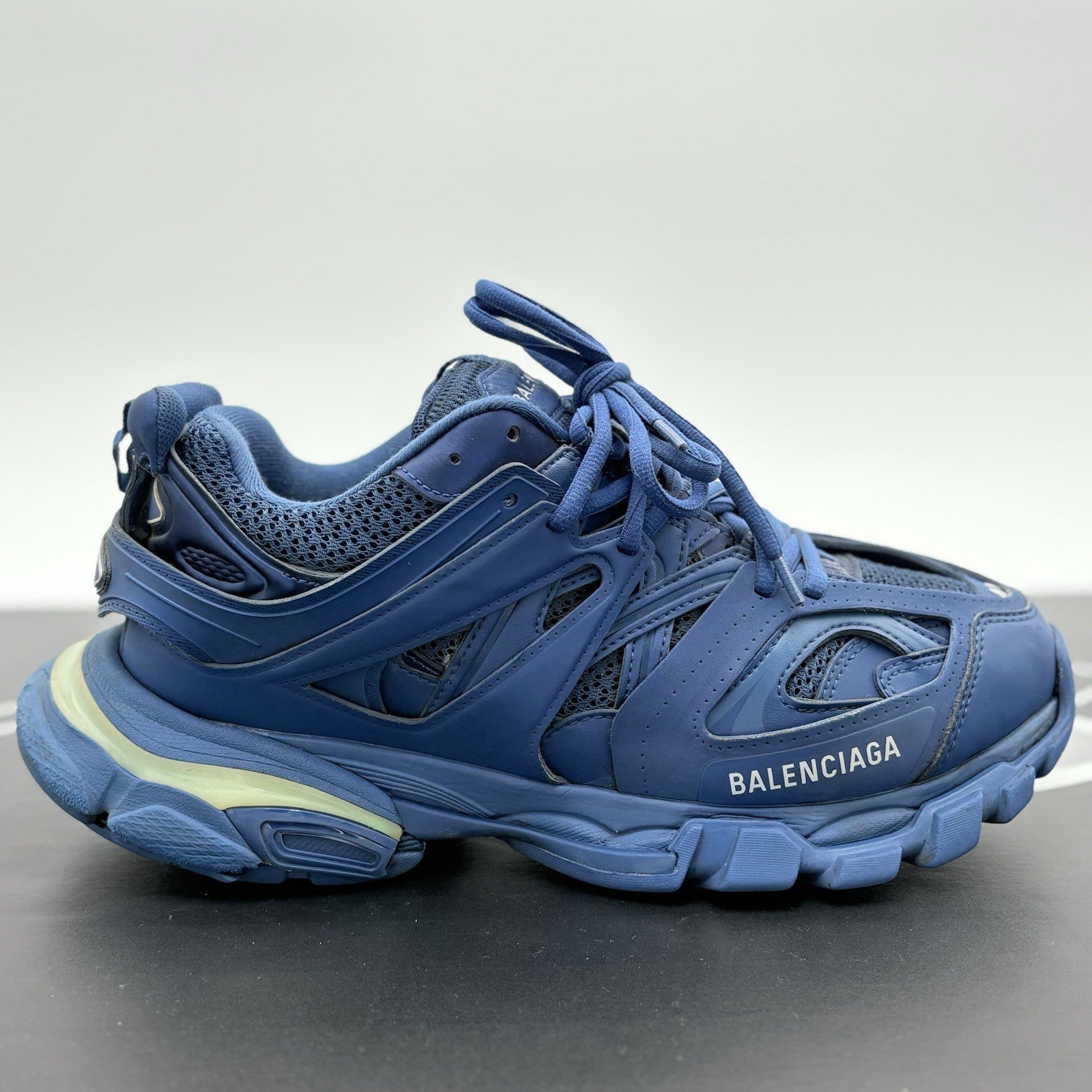 Size 41 (8 US) - Balenciaga Track LED Sneaker ' Navy '
