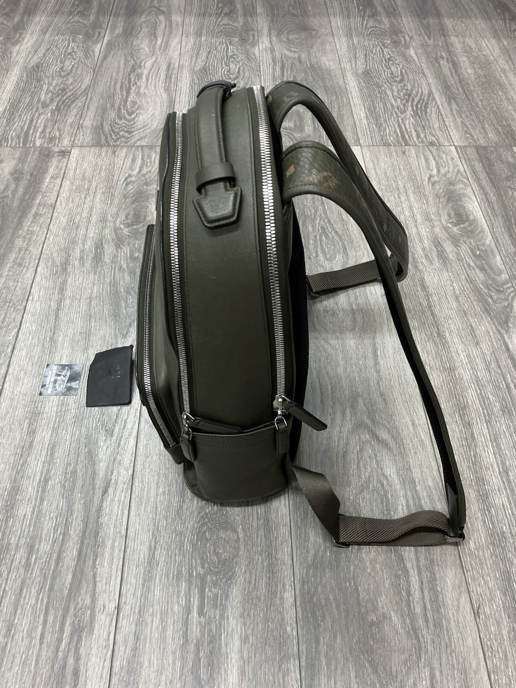 MCM Visetos Backpack ' Khaki / Sea Turtle ' | GOOD CONDITION!