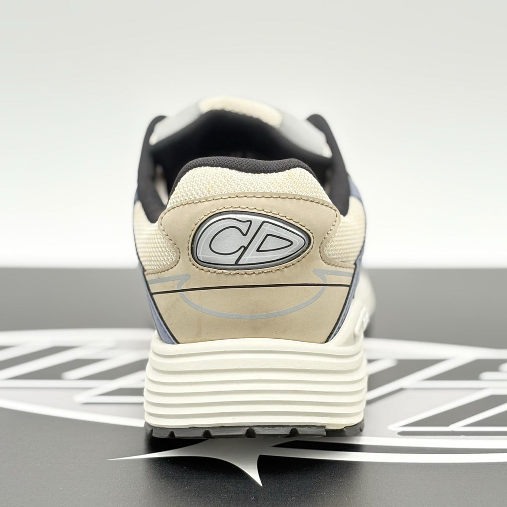 Size 44 (11 US) - Dior B30 Reflective Sneaker ' White Beige Blue ' | SUPER CLEAN