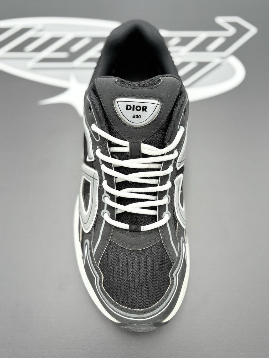 Size 44 (11 US) - Dior B30 ' Black White ' | GOOD CONDITION!