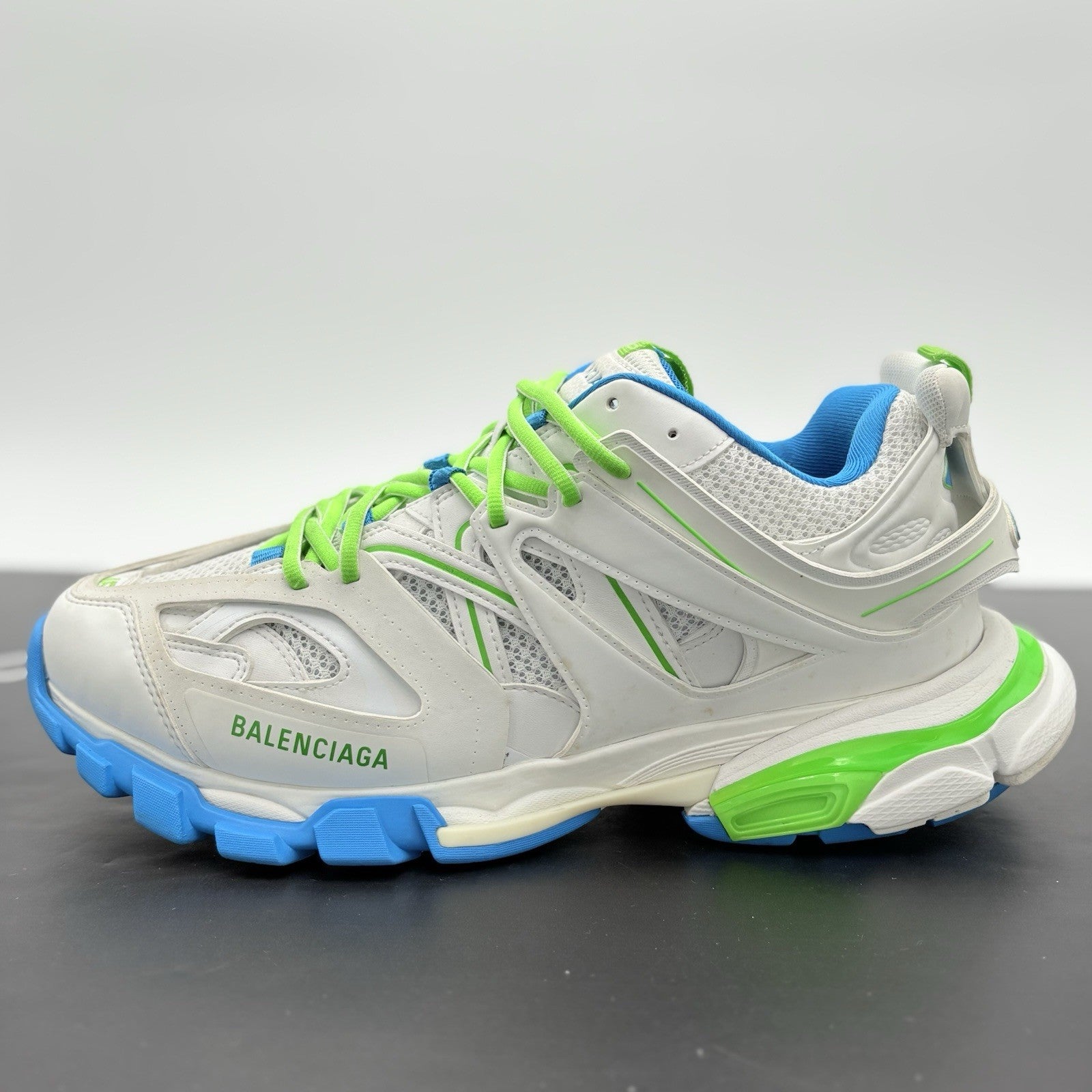 Size 45 (12 US) Balenciaga Track ' White Blue Green ' | GREAT CONDITION | CLEAN