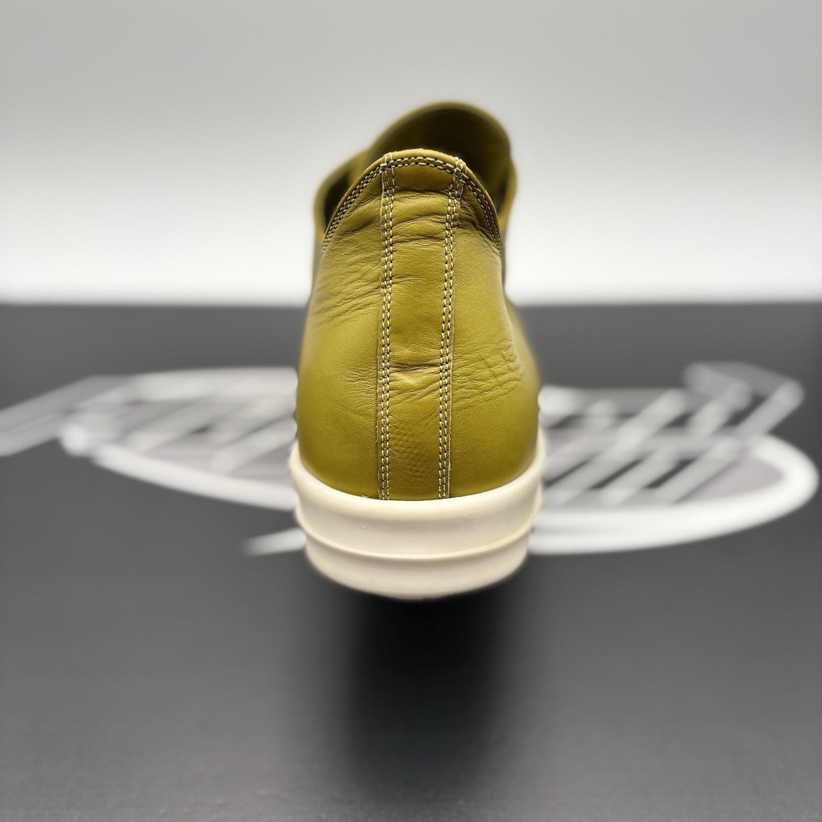 Size 44 (11 US) Rick Owens Low Leather  ' Acid Milk ' | GREAT CONDITION!