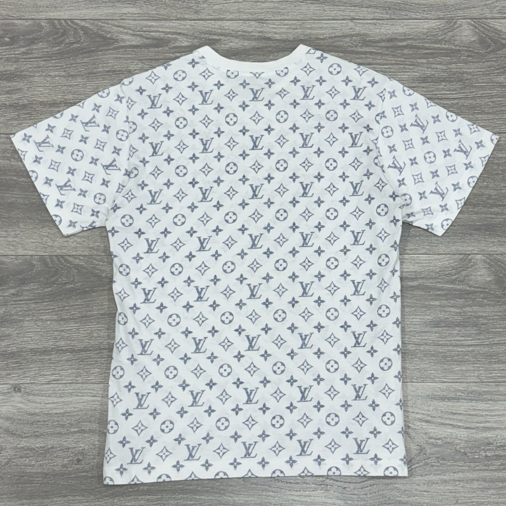 Size M - Louis Vuitton Monogram Printed With Chain ' White Blue ' | SUPER CLEAN!