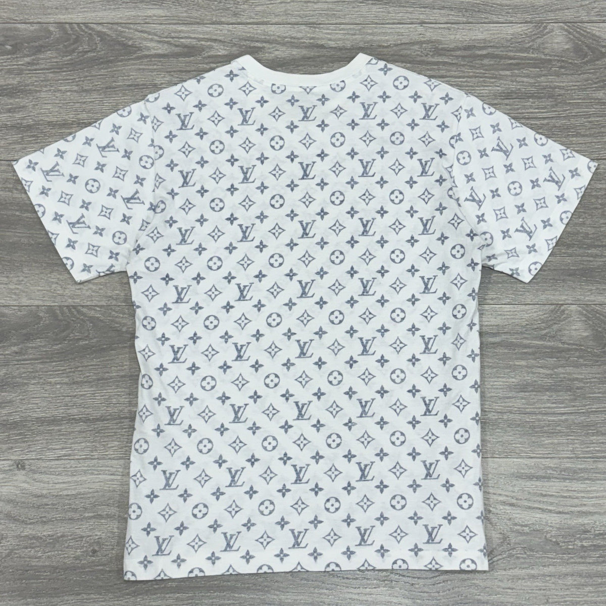 Monogram Printed With Chain White Blue — photo 6