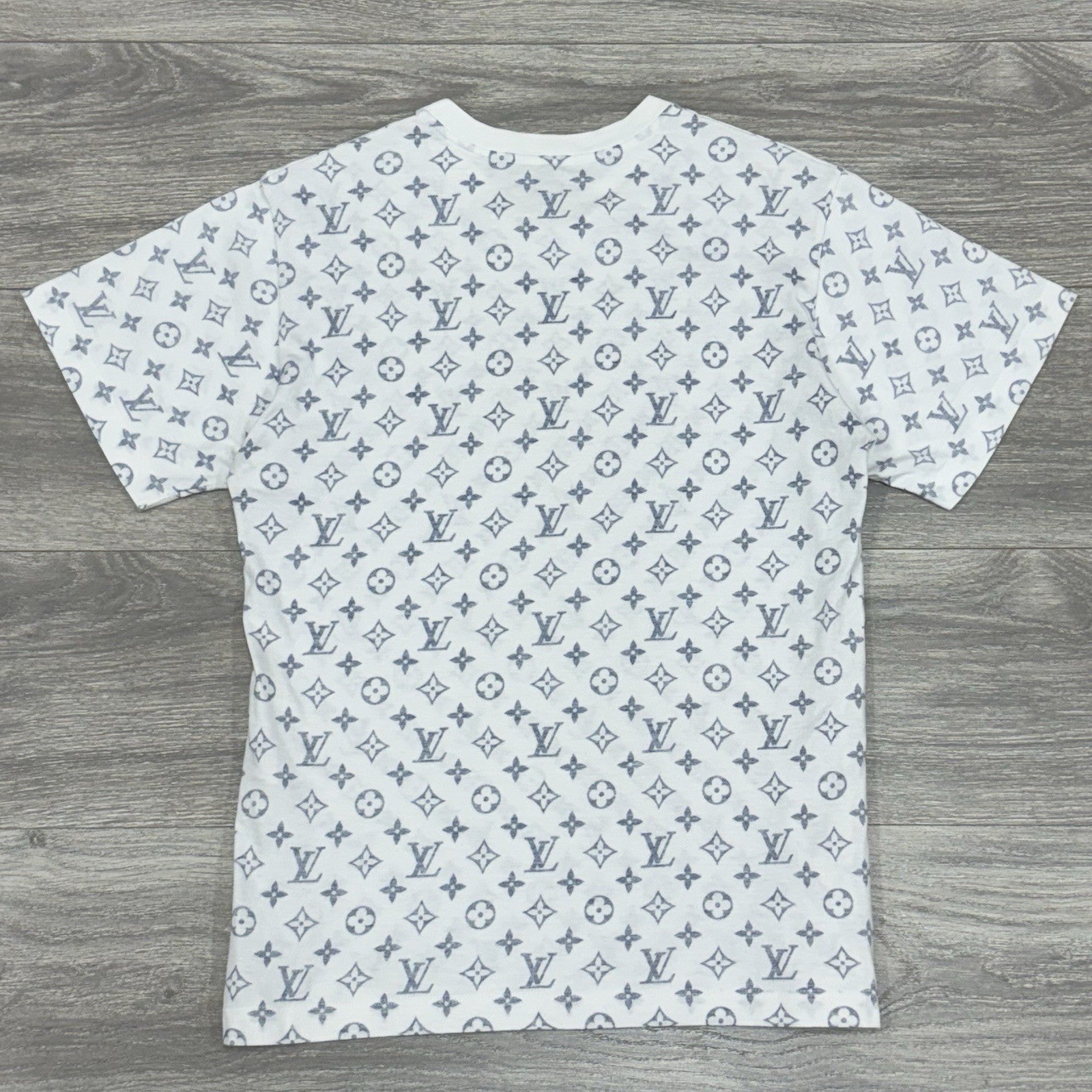 Size M - Louis Vuitton Monogram Printed With Chain ' White Blue ' | SUPER CLEAN!