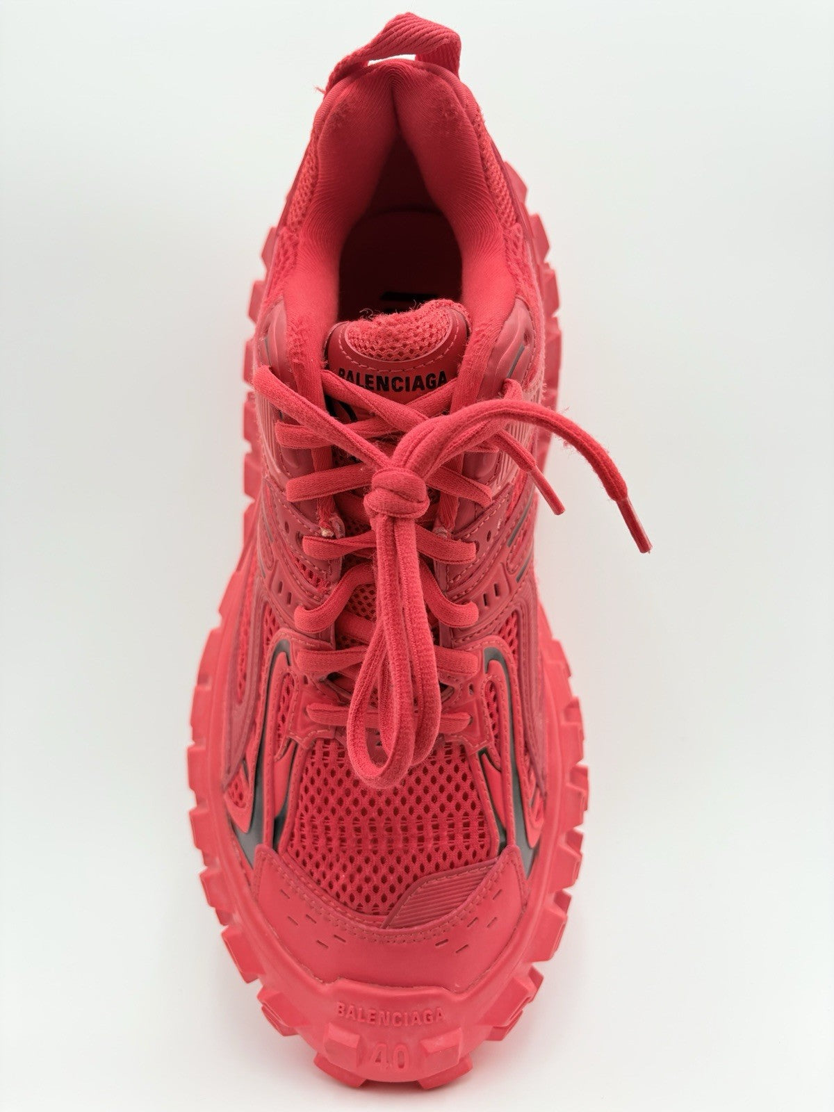 Size 40 (7 US) - Balenciaga Bouncer Defender Sneaker ' Red ' | EXCELLENT COND!