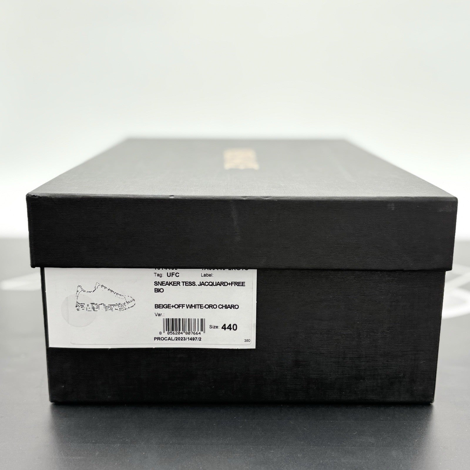 Size 44 (11 US) - Versace Barocco Greca Sneaker ' Beige Print ' | WORN ONCE!
