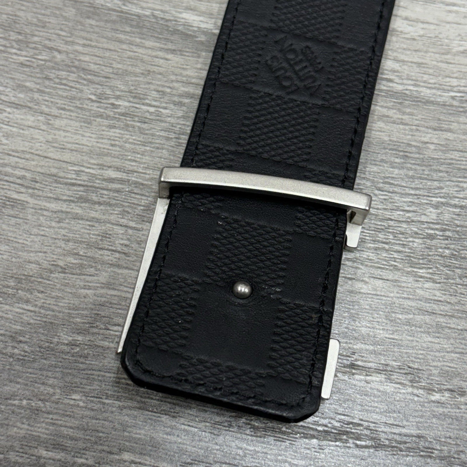 Size 100/40 - Louis Vuitton LV Initials Damier Reversible Belt ' Black ' | CLEAN