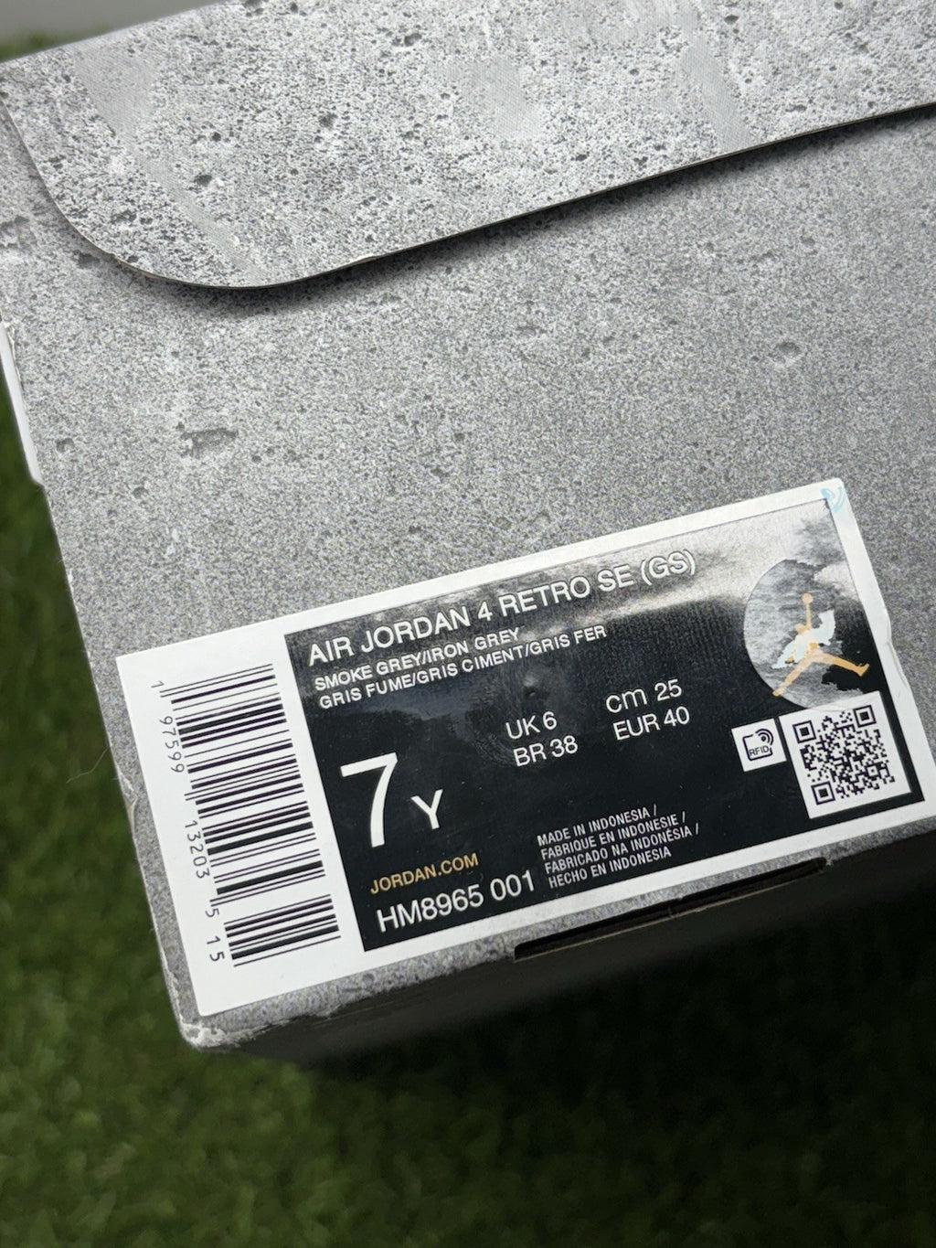 Size 7 - Air Jordan 4 Retro SE ' Wet Cement ' | SUPER CLEAN!