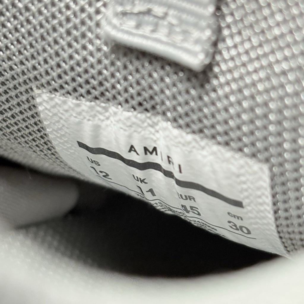 Size 45 (12 US) Amiri Bone Runner ' Grey ' | BRAND NEW! * 100% AUTHENTIC *