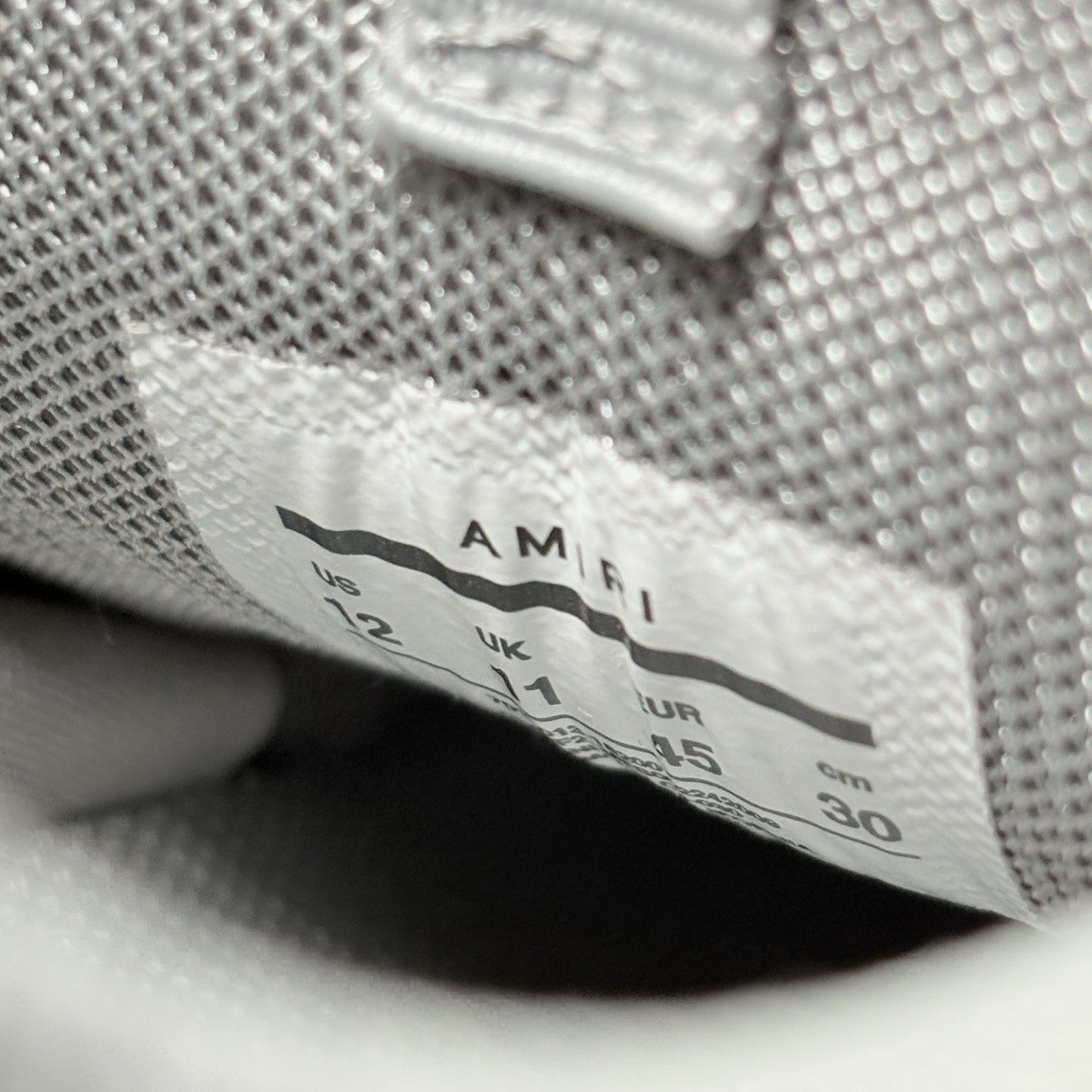 Size 45 (12 US) Amiri Bone Runner ' Grey ' | BRAND NEW! * 100% AUTHENTIC *